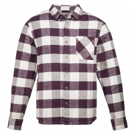 карирана,риза,мъжки,ризи,dolomite,flanell,check,long,sleeve,shirt,latte,beige,cosmic,red