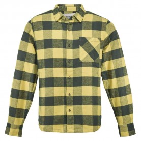карирана,риза,мъжки,ризи,dolomite,flanell,check,long,sleeve,shirt,spice,yellow,tree,green