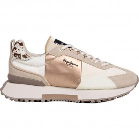 Маратонки Pepe jeans Archer Mix trainers - White (Sand Beige) маратонки,мъжки,маратонки,дамски,маратонки,pepe,jeans,archer,mix,trainers,white,(sand,beige)