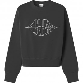 блуза,дамски,блузи,pepe,jeans,bernis,sweatshirt,black,(black)
