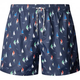 Бански гащета Pepe jeans Boats swimming shorts - Blue (Navy) бански,гащета,мъжки,бански,костюми,pepe,jeans,boats,swimming,shorts,blue,(navy)
