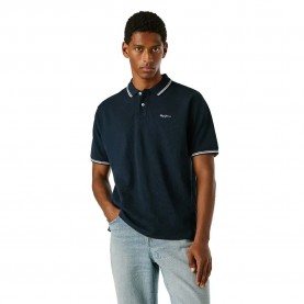 Pepe jeans Carson short sleeve polo - Blue (Dulwich Blue) дамски,блузи,с,яка,мъжки,блузи,с,яка,pepe,jeans,carson,short,sleeve,polo,blue,(dulwich,blue)