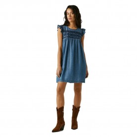 рокля,дамски,поли,и,рокли,pepe,jeans,cindy,sleeveless,short,dress,blue,(blue)