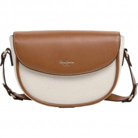 Чанта Pepe jeans Crisha Tale bag - Brown / White (Tan Brown) чанта,всички,чанти,pepe,jeans,crisha,tale,bag,brown,white,(tan,brown)