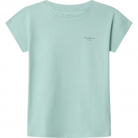 Тениска Pepe jeans Gigi sleeveless T-shirt - Green (Aqua Blue) тениска,мъжки,тениски,дамски,тениски,pepe,jeans,gigi,sleeveless,t,shirt,green,(aqua,blue)