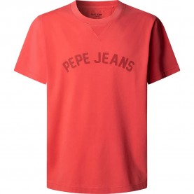 Тениска Pepe jeans Gio short sleeve T-shirt - Orange (Summer Red) тениска,мъжки,тениски,дамски,тениски,pepe,jeans,gio,short,sleeve,t,shirt,orange,(summer,red)