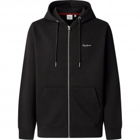 Блуза Pepe jeans Griffin full zip sweatshirt - Black (Black) блуза,мъжки,пуловери,pepe,jeans,griffin,full,zip,sweatshirt,black,(black)