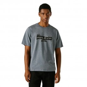 Тениска Pepe jeans Griffin short sleeve T-shirt - Grey (Marl Grey) тениска,мъжки,тениски,pepe,jeans,griffin,short,sleeve,t,shirt,grey,(marl,grey)