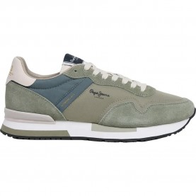 Маратонки Pepe jeans Hailon Basic trainers - Green (Dusky Green) маратонки,мъжки,маратонки,дамски,маратонки,pepe,jeans,hailon,basic,trainers,green,(dusky,green)