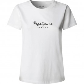 Тениска Pepe jeans Mae short sleeve T-shirt - White (White) тениска,мъжки,тениски,дамски,тениски,pepe,jeans,mae,short,sleeve,t,shirt,white,(white)