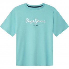 Тениска Pepe jeans New Art short sleeve T-shirt - Green / Blue (Jetty Blue) тениска,мъжки,тениски,дамски,тениски,pepe,jeans,new,art,short,sleeve,t,shirt,green,blue,(jetty,blue)
