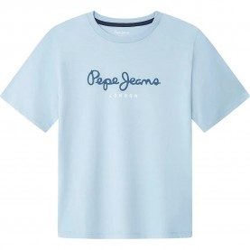 тениска,мъжки,тениски,дамски,тениски,pepe,jeans,new,art,short,sleeve,t,shirt,blue,(sky,blue)