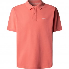 Pepe jeans Oscar short sleeve polo - Orange (Dark Coral Orange) дамски,блузи,с,яка,мъжки,блузи,с,яка,pepe,jeans,oscar,short,sleeve,polo,orange,(dark,coral,orange)