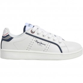 маратонки,мъжки,маратонки,дамски,маратонки,pepe,jeans,player,young,pbs000009,trainers,white,(white)