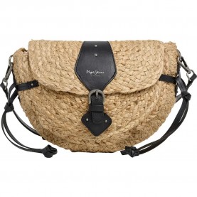 Чанта Pepe jeans Saddie Coast bag - Beige (Black) чанта,всички,чанти,pepe,jeans,saddie,coast,bag,beige,(black)