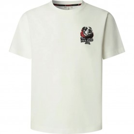 Тениска Pepe jeans Shad short sleeve T-shirt - White (Off White) тениска,мъжки,тениски,pepe,jeans,shad,short,sleeve,t,shirt,white,(off,white)