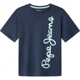Тениска Pepe jeans Waldo short sleeve T-shirt - Blue (Navy) тениска,мъжки,тениски,дамски,тениски,pepe,jeans,waldo,short,sleeve,t,shirt,blue,(navy)