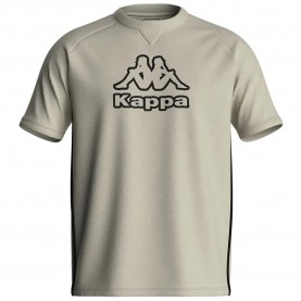 Тениска Kappa Geve short sleeve T-shirt - Beige (White Asparagus) тениска,мъжки,тениски,дамски,тениски,kappa,geve,short,sleeve,t,shirt,beige,(white,asparagus)
