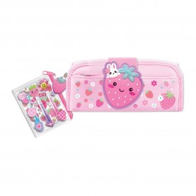 Hot focus Strawberry My Perfect pencil case - Multicolor канцеларски,принадлежности,hot,focus,strawberry,my,perfect,pencil,case,multicolor