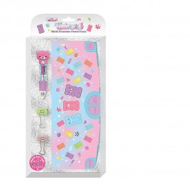 Hot focus Sweet Crush Multifunction pencil case - Multicolor канцеларски,принадлежности,hot,focus,sweet,crush,multifunction,pencil,case,multicolor