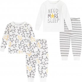 пижама,детски,пижами,huggies,clothes,snug,fit,long,sleeve,pyjama,2,units,white,(snow,white)
