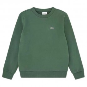 Детска поларена блуза Lacoste kids Core Fleece Crew sweatshirt - Green (Green) детска,поларена,блуза,детски,блузи,lacoste,kids,core,fleece,crew,sweatshirt,green,(green)