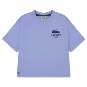 Детска тениска Lacoste kids Knit short sleeve T-shirt - Blue (Delphinium) детска,тениска,мъжки,тениски,дамски,тениски,lacoste,kids,knit,short,sleeve,t,shirt,blue,(delphinium)