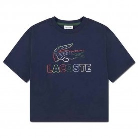 Детска тениска Lacoste kids Knit short sleeve T-shirt - Blue (Marine) детска,тениска,мъжки,тениски,дамски,тениски,lacoste,kids,knit,short,sleeve,t,shirt,blue,(marine)
