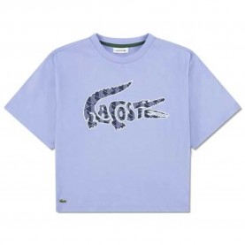 Детска тениска Lacoste kids Monogram short sleeve T-shirt - Blue (Delphinium) детска,тениска,мъжки,тениски,дамски,тениски,lacoste,kids,monogram,short,sleeve,t,shirt,blue,(delphinium)
