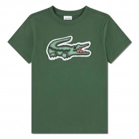 Детска тениска Lacoste kids Puff short sleeve T-shirt - Green (Vert) детска,тениска,мъжки,тениски,дамски,тениски,lacoste,kids,puff,short,sleeve,t,shirt,green,(vert)