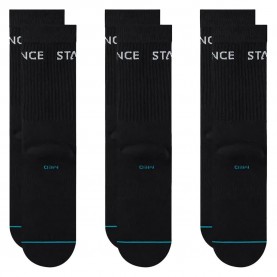 чорапи,мъжки,чорапи,дамски,чорапи,stance,origin,crew,socks,3,pairs,black,(black)