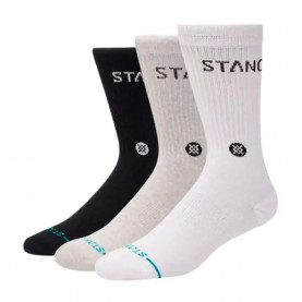 чорапи,мъжки,чорапи,дамски,чорапи,stance,origin,crew,socks,3,pairs,white,black,(multicolor)