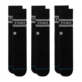 чорапи,мъжки,чорапи,дамски,чорапи,stance,vital,crew,socks,3,pairs,black,(black)