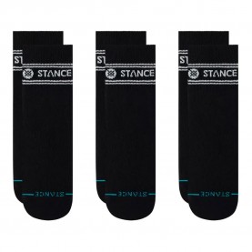чорапи,мъжки,чорапи,дамски,чорапи,stance,vital,quarter,socks,3,pairs,black,(black)