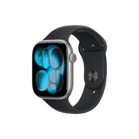 Часовник Apple Watch Series 11GPS + Cellular 46 mm Sport Band - Clear (Space Grey / Black) часовник,часовници,apple,watch,series,11gps,+,cellular,46,mm,sport,band,clear,(space,grey,black)
