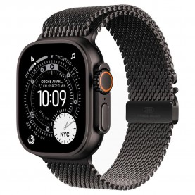 Часовник Apple Watch Ultra 3GPS + Cellular49 mmTitanium Case Milanese Loop - Brown (Black Titanium / Black Titanium) часовник,часовници,apple,watch,ultra,3gps,+,cellular49,mmtitanium,case,milanese,loop,brown,(black,titanium,black,titanium)