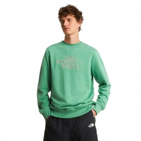Блуза The north face Drew Peak Light sweatshirt - Green (Dimmed Algae / Stone Slab) блуза,мъжки,пуловери,the,north,face,drew,peak,light,sweatshirt,green,(dimmed,algae,stone,slab)