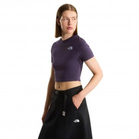 тениска,мъжки,тениски,дамски,тениски,the,north,face,esential,cropped,short,sleeve,t,shirt,purple,(endless,dusk)