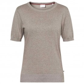 Блуза Redgreen Aimee Solid short sleeve sweater - Grey (Dark Sand Melange) блуза,дамски,пуловери,дамски,плетени,дрехи,redgreen,aimee,solid,short,sleeve,sweater,grey,(dark,sand,melange)