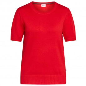 Блуза Redgreen Aimee Solid short sleeve sweater - Red (Red) блуза,дамски,пуловери,дамски,плетени,дрехи,redgreen,aimee,solid,short,sleeve,sweater,red,(red)