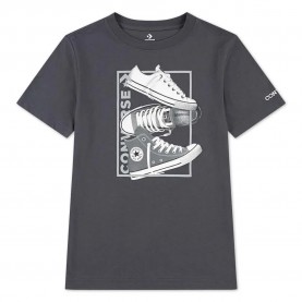 детска,тениска,мъжки,тениски,дамски,тениски,converse,kids,3,shoe,short,sleeve,t,shirt,grey,(dark,matter)