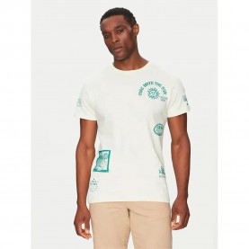 тениска,мъжки,тениски,indicode,inflorallo,short,sleeve,t,shirt,white