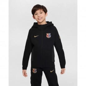 блуза,детски,блузи,nike,fc,barcelonaa,tech,full,zip,sweatshirt,black