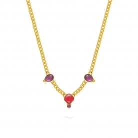 бижутерия,ops,objects,luxury,royal,love,cush,cab,necklace,golden,(gold,viola)