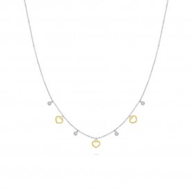 бижутерия,ops,objects,twisted,ss,necklace,silver,(gold)