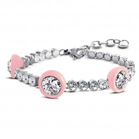 бижутерия,ops,objects,wonder,3,stone,bracelet,pink