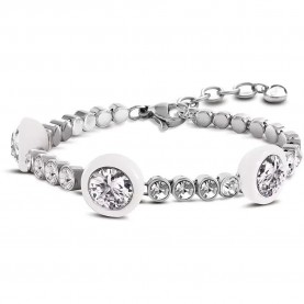 бижутерия,ops,objects,wonder,3,stone,bracelet,white