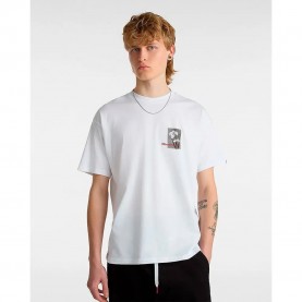 Тениска Vans Broken Orchid short sleeve T-shirt - White (White) тениска,мъжки,тениски,vans,broken,orchid,short,sleeve,t,shirt,white,(white)