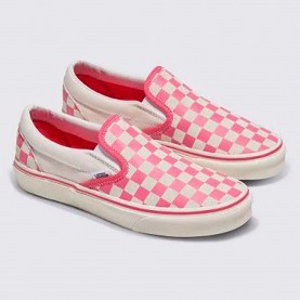 обувки,дамски,маратонки,vans,classic,checkerboard,slip,on,shoes,rose