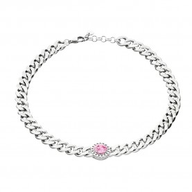 Chiara ferragni J19AUW20 necklace - Silver (Pink) бижутерия,chiara,ferragni,j19auw20,necklace,silver,(pink)